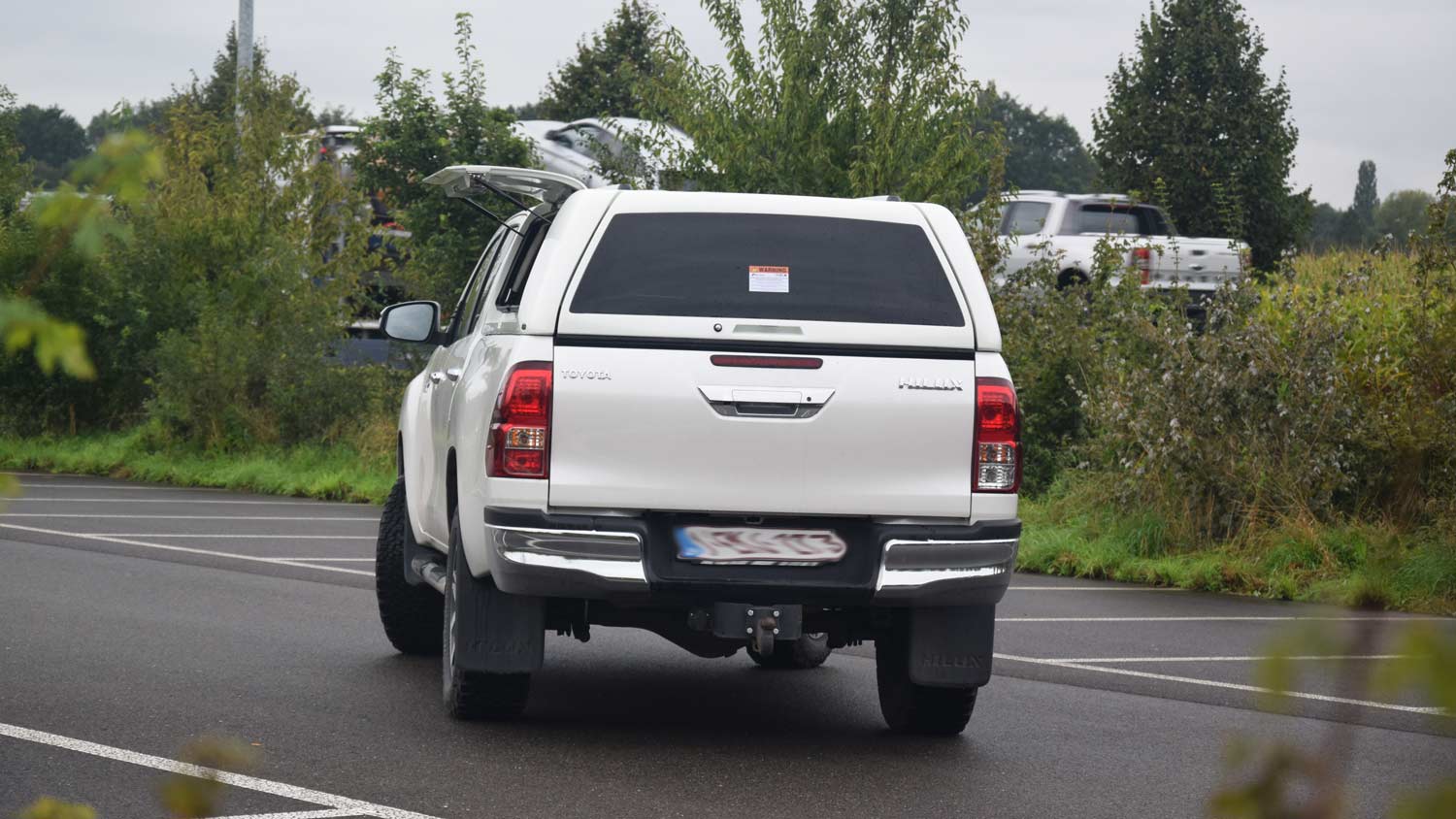 Force Pro Plus Canopy on Toyota Hilux 2016 rear view